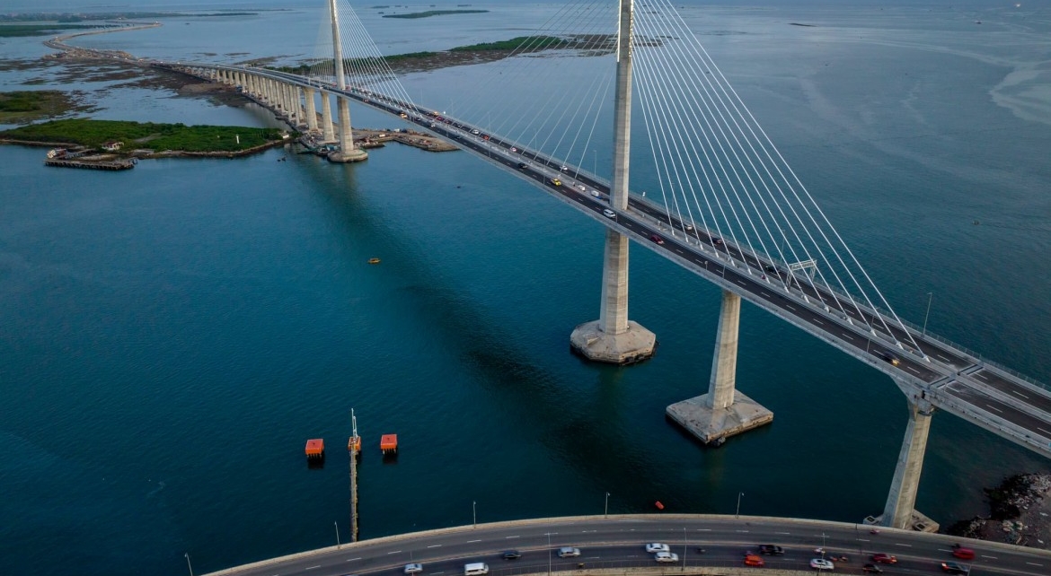 The Cebu-Cordova Bridge Project, the longest bridge in the Philippines.