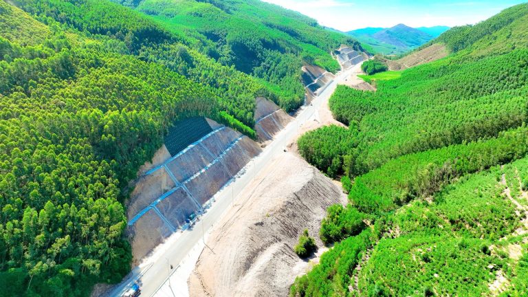 An Overview of Slope Stabilization Solutions on a Key Transportation Corridor in Binh Dinh Province